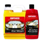 COMBO- Mothers California Gold Car Wash+ Brazilian Cleaner/Wax Liquid
