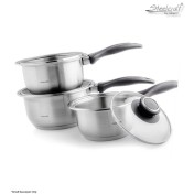 SteelCraft Greek Sauce Pan-Small -Encapsulated Bottom